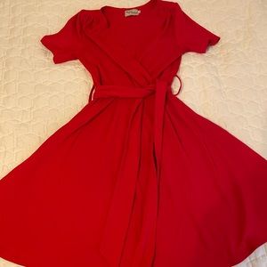Unique Vintage Red Dress